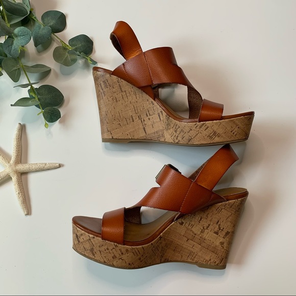 Mossimo Supply Co. Women’s Strappy Wedge Sandals, Size 8.5 - Picture 5 of 7